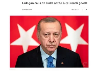 Başkan Erdoğan'ın Fransız mallarına boykot çağrısı dünya basınında! Hepsi son dakika geçti