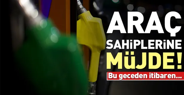 Son dakika: Benzinde indirim müjdesi! Benzinin litresi kaç lira oldu?