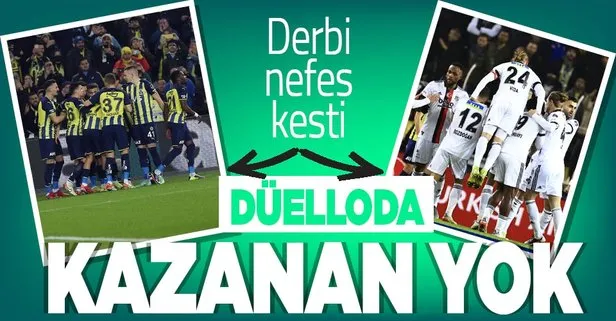 Ali Koç istifa sesleri! Fenerbahçe 2-2 Beşiktaş | MAÇ SONUCU