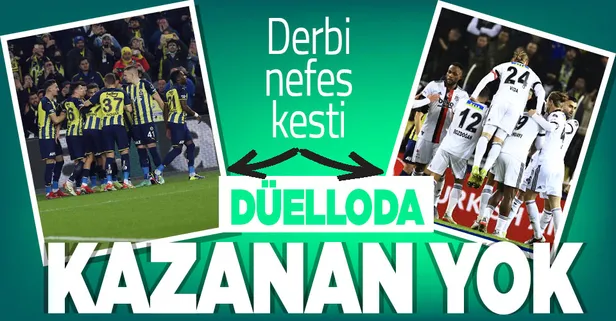 Ali Koç istifa sesleri! Fenerbahçe 2-2 Beşiktaş | MAÇ SONUCU