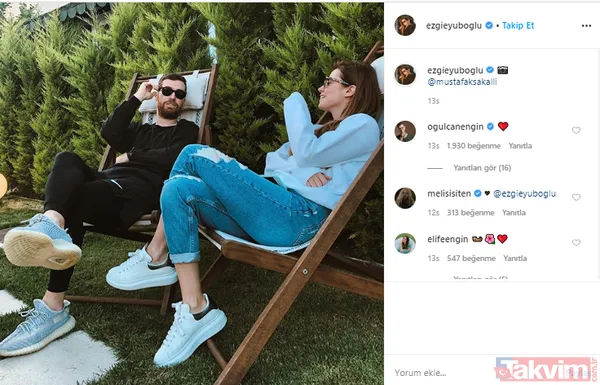 Seda Sayan'ın oğlu Oğulcan Engin ile Ezgi Eyüboğlu aşkından ilk kare! Çifte kumruların yanında bakın kim var... - 3