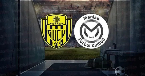Ankaragücü-Manisa FK karşı karşıya gelecek