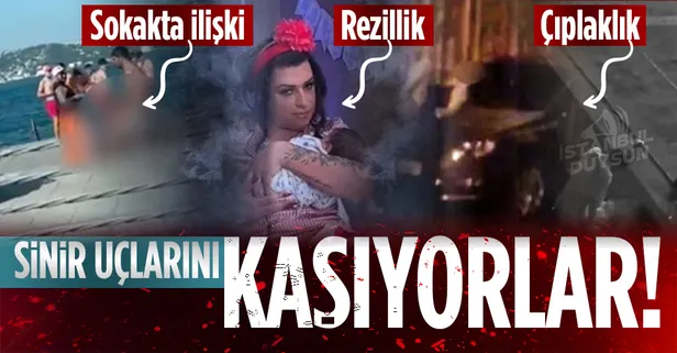 Bebek, Ümraniye, Beşiktaş... Sokakta cinsel ilişki, çıplaklık, rezillik! "Türkiye'nin hassas sinir uçlarına dokunma çabaları"