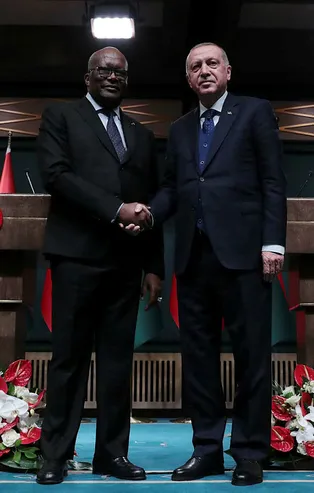 Burkina Faso Cumhurbaşkanı Kabore, Ankara'da