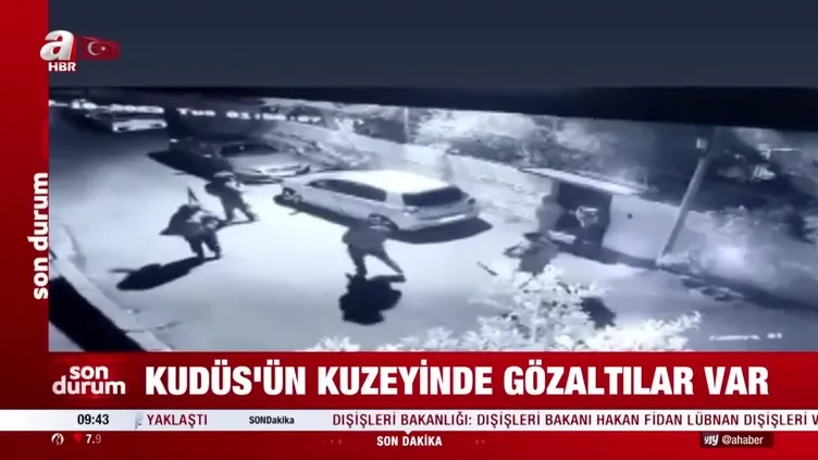 Kudüs'ün kuzeyinde gözaltılar var