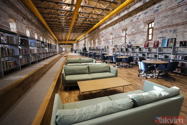 Kışladan kütüphaneye! Başkan Recep Tayyip Erdoğan açtı... İşte Rami Kütüphanesi'nin öncesi ve sonrası... - 8