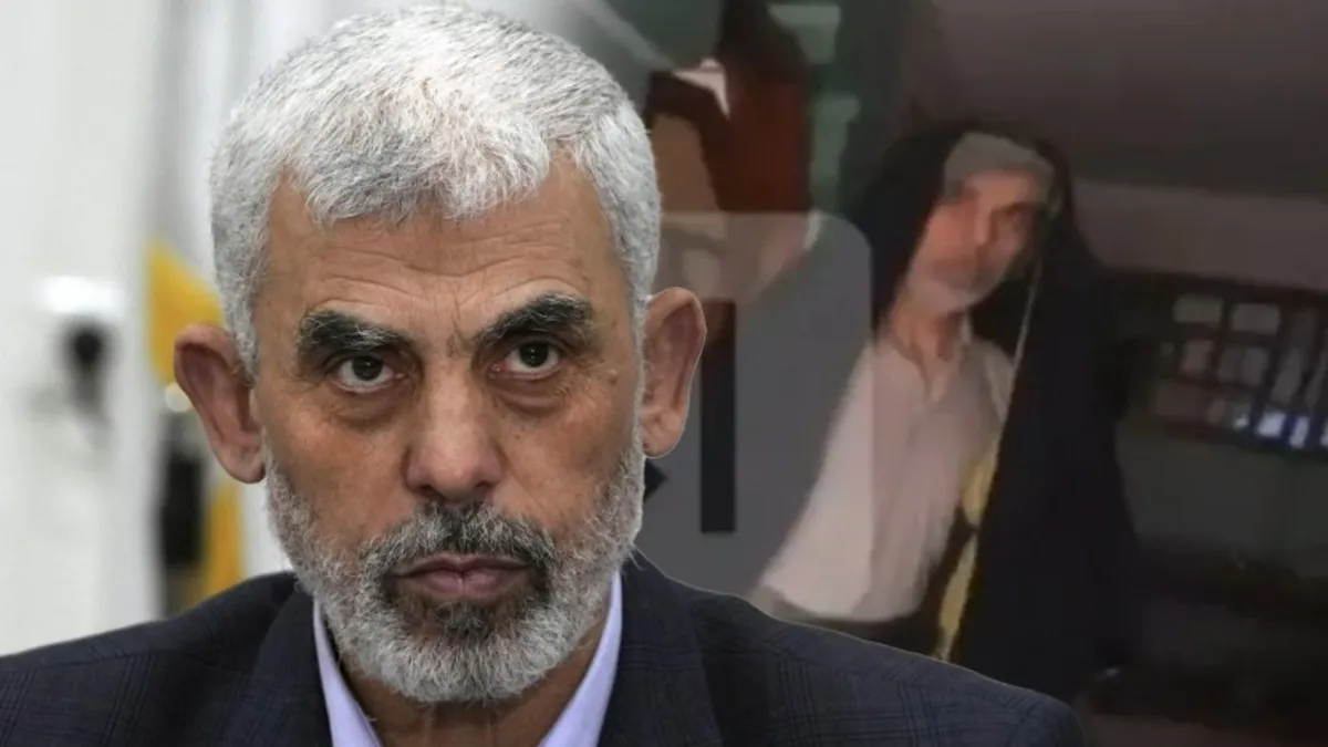 Mücadelenin ön saflarında yer aldı! Terör devletinin şehit ettiği Yahya Sinvar'ın son görüntüleri ortaya çıktı