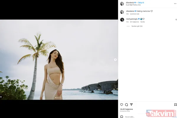 Deniz kum güneş sen ben! Çiçeği burnunda aşıklar Dilan Çiçek Deniz ile Mert Yazıcıoğlu tatil rotasını belirledi! Baş başa romantizm - 11