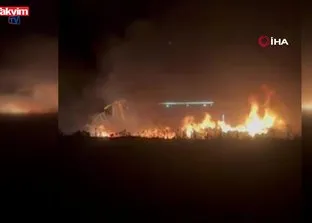 Ankara’da korku dolu gece: Tır alev aldı
