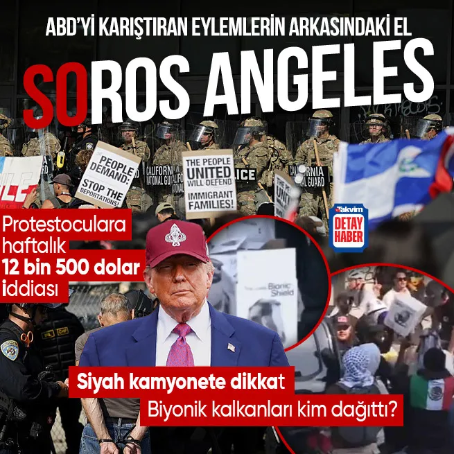 Los Angeles’ta sokağa çıkma yasağı darbe söylentileri! Son iddia Soros: Eylemlerin arkasında kim var?