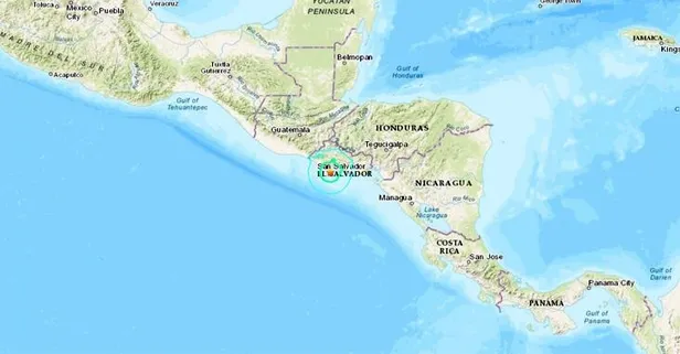 Son dakika: El Salvador'da 5.9 büyüklüğündeki deprem panik yarattı