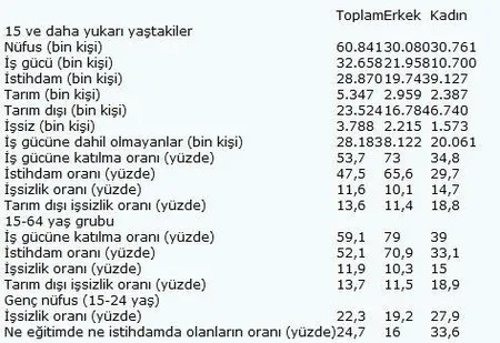 Son dakika: Ekim ayı işsizlik rakamları belli oldu-3