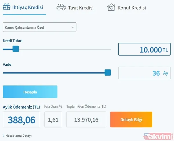 Halkbank'tan asgari ücretli çalışana 10 bin TL düşük faizli kredi kampanyası! Maaşa ek kaynak fırsatı! 36 ay vade, %1.61 faiz oranı... - 3