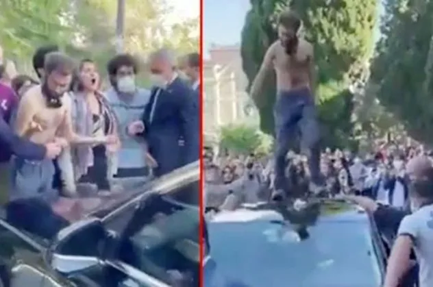 Boğaziçi Üniversitesi eylemleri davasında arbede! CHP'li Özgür Özel ve Ali Mahir Başarır güvenlik görevlilerine saldırdı