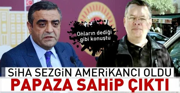 ABD Türkiye’ye yaptırım uygularken CHP’li Sezgin Tanrıkulu papaz Brunson’a sahip çıktı