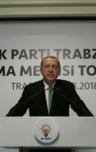 Başkan Erdoğan Trabzon'da konuştu