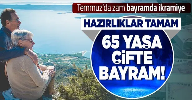 65 yaş aylığına yüzde 30 zam ve bayram ikramiyesi! Kim ne kadar alacak?