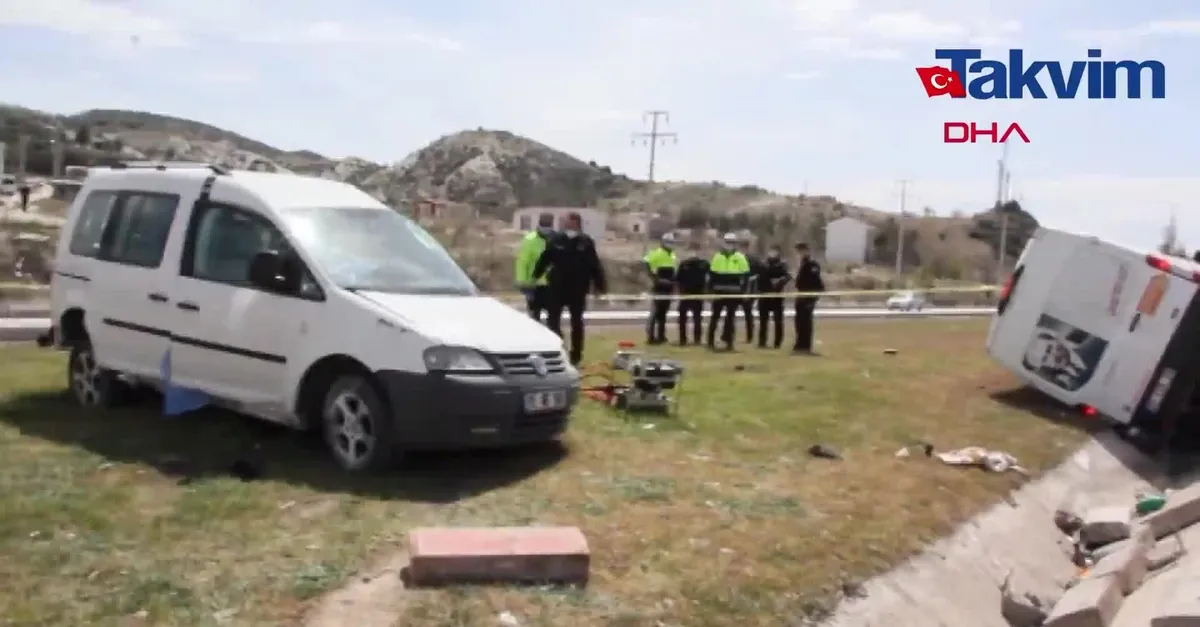 Burdur’da yaşlı çift kazada can verdi!