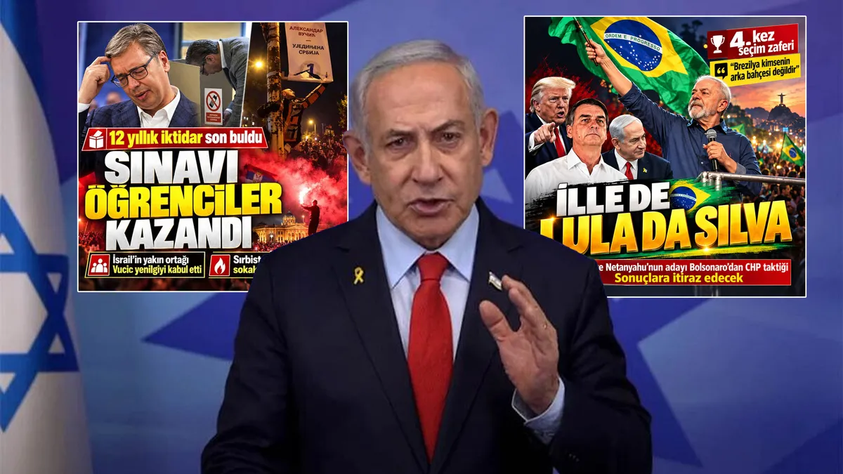 Netanyahu'ya Brezilya ve Sırbistan'da şok: İki müttefikini kaybetti! İsrail basını zafiyeti yazdı: Dış politikada başarısız