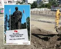 Milli şehidin anıtı gitti Casper’ın amcaları geldi! CHP’li belediyeden Atatürk’e büyük saygısızlık