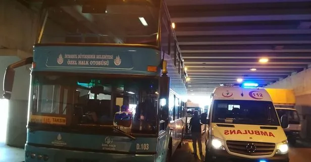 Fatih'te minibüs, özel halk otobüsüne çarptı: 10 yaralı