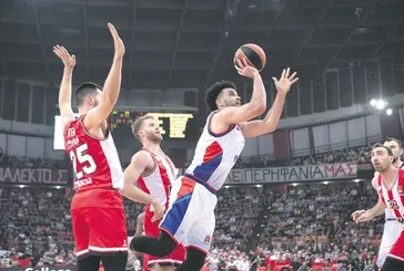 Efes Komşu’da kayıp: Anadolu Efes, Olympiakos'a farkla yenildi