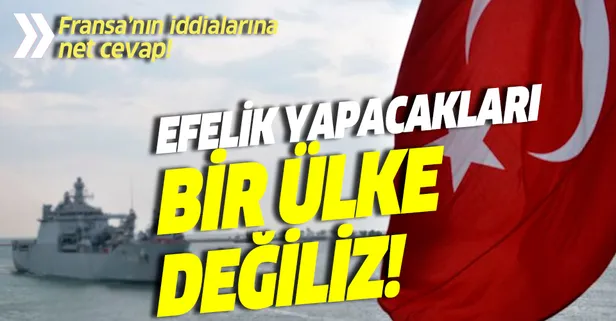 Milli Savunma Bakanı Hulusi Akar'dan Fransa'ya sert tepki: Herkesin efelik yapacağı bir ülke olmadığımızı görsünler