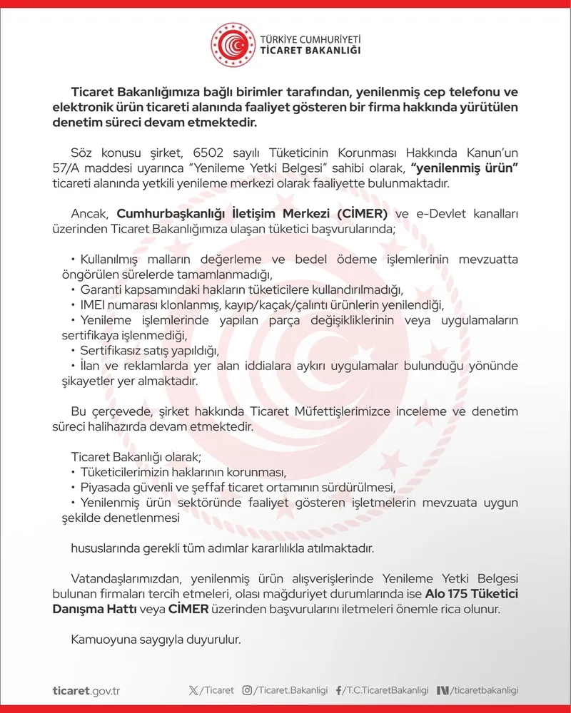 Yenilenmiş telefonlarda usulsüzlük iddiaları: Bakanlık inceleme başlattı-3