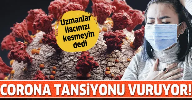 Coronavirüs tansiyonu düşürüyor