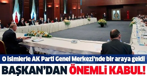 Başkan Recep Tayyip Erdoğan, AK Parti’ye katılan belediye başkanlarını kabul etti