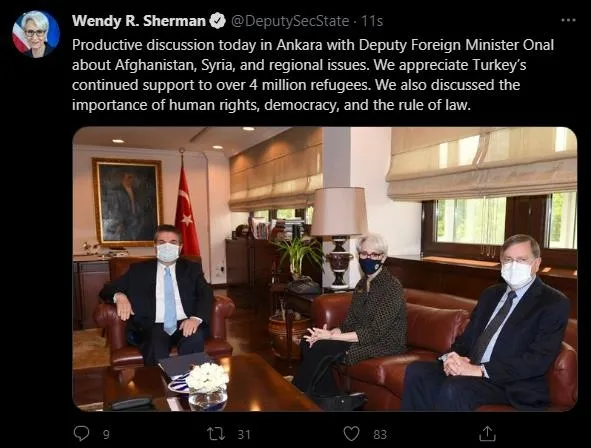 SON DAKİKA: ABD Dışişleri Bakan Yardımcısı Wendy Sherman: Türkiye'yi takdir ediyoruz-2