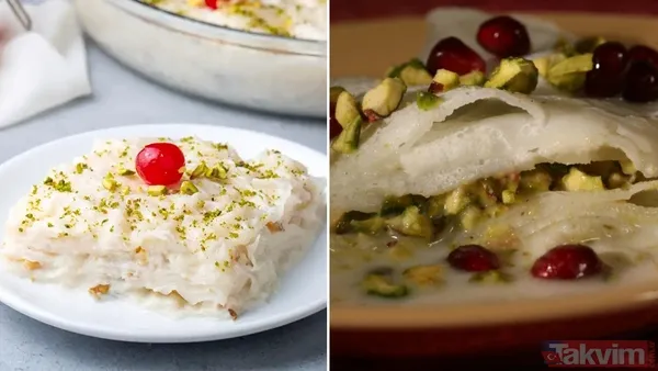 Bir de böyle deneyin! İftar sofralarının vazgeçilmezi: Lezzet cümbüşü güllaç tarifi - 1