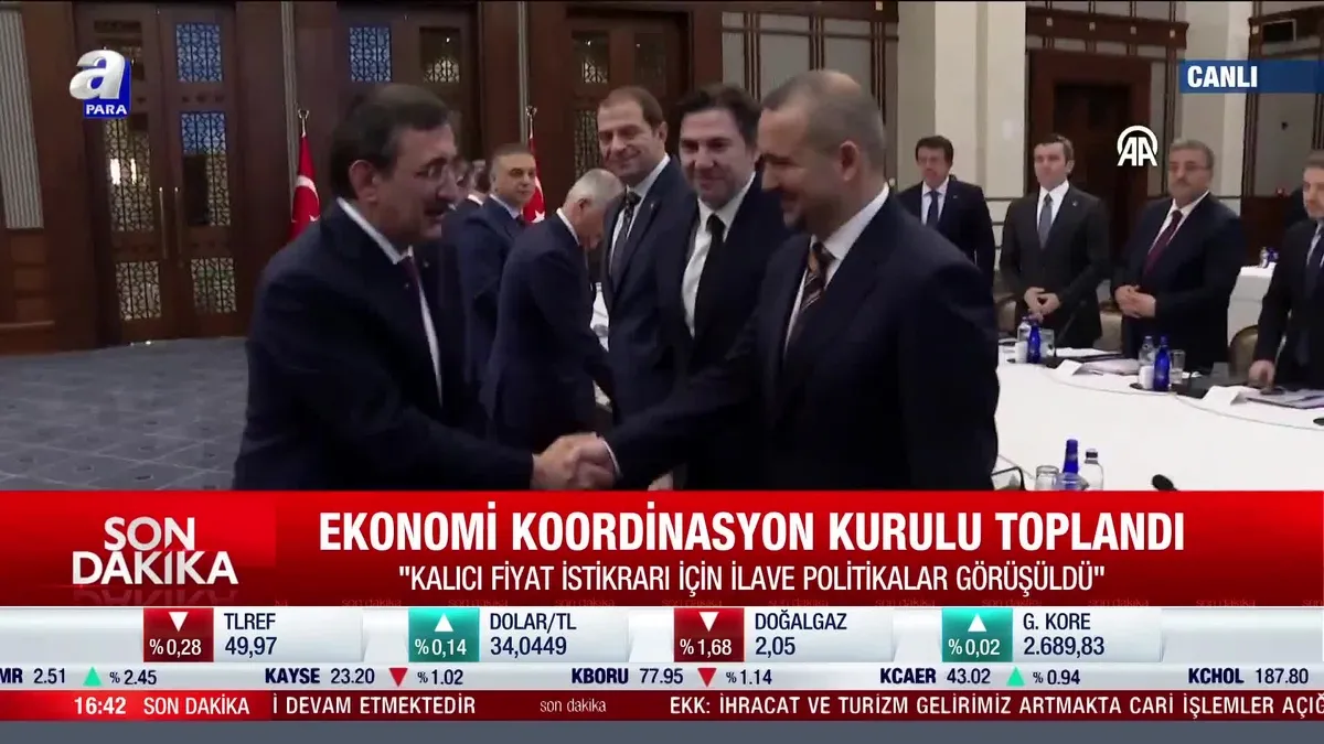 EKK toplantısı sonrası yazılı açıklama!