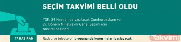 24 Haziran seçim takvimi! - 19
