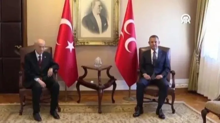 CHP Genel Başkanı Özgür Özel MHP Genel Başkanı Devlet Bahçeli’yi ziyaret ediyor