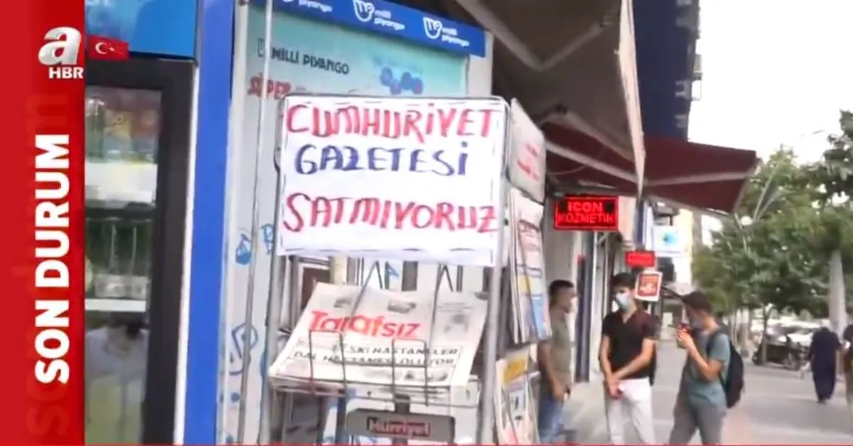 Skandal yazı sonrası Batman'da Cumhuriyet'e boykot! Standlara bu yazıları astılar