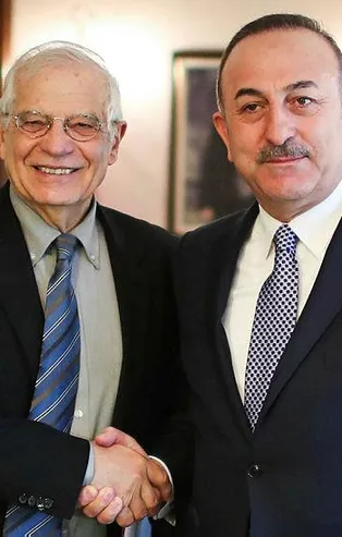 Son dakika: Bakan Çavuşoğlu, AB Yüksek Temsilcisi Borrell'i kabul etti