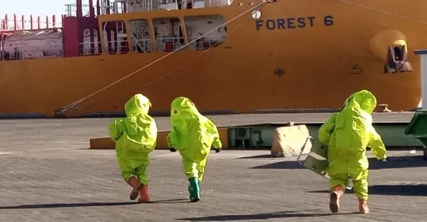Liman çevresine zehirli gaz dağıldı! 13 ölü