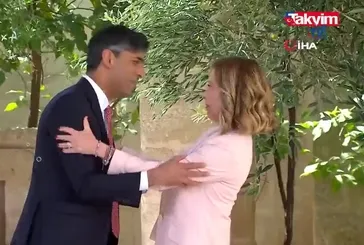 G7'de ev sahibi Meloni'nin zor anları!