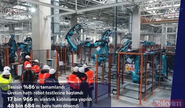 Yerli otomobil TOGG gümbür gümbür geliyor! Heyecanlandıran paylaşım: 160 robot... - 3