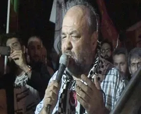 Kandili protestoya alet etti