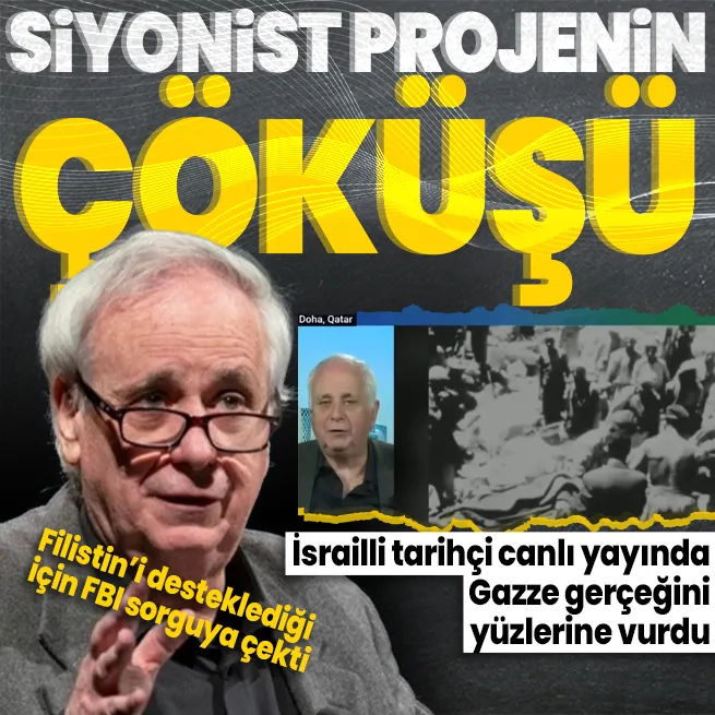 Siyonist projenin çöküşü | İsrailli tarihçi Ilan Pappe ABD canlı yayınında Gazze gerçeklerini yüzlerine vurdu! Havalimanında 2 saatlik FBI sorgusu