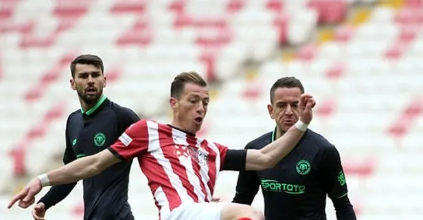 sivasspor konyaspor engelini 3 golle