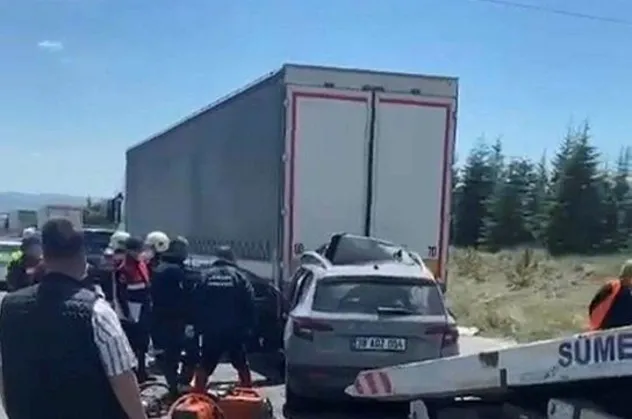 Ankara'da bir aileyi yok eden kaza!