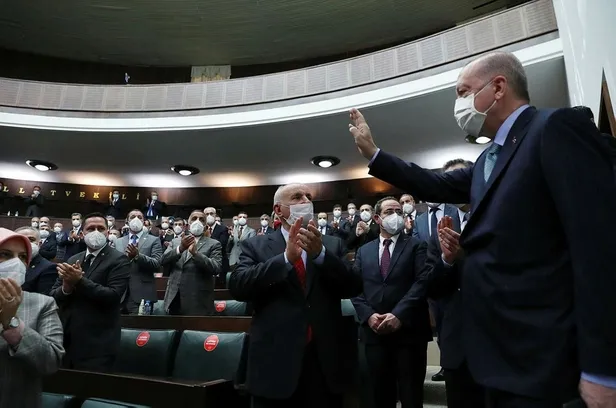 Son dakika: Başkan Erdoğan'dan AK Parti Grup Toplantısı'nda CHP ve HDP'ye çok sert Gara tepkisi-6