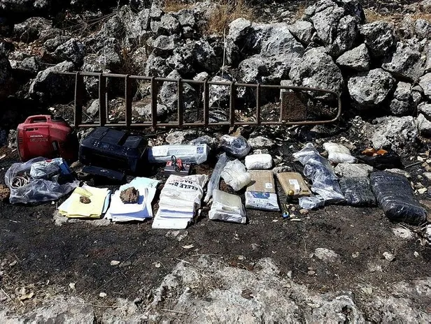 Mardin'de Kıran-2 Operasyonu! PKK'ya ait sığınaklar bulundu!-1