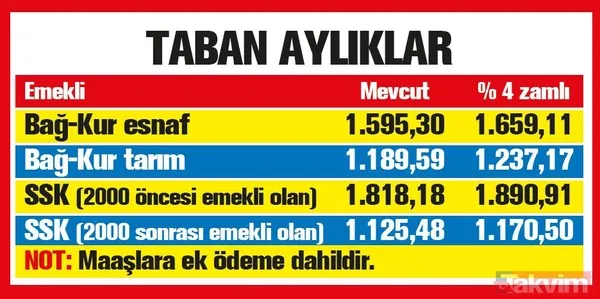 SSK emeklisine bin 890 TL! SSK ve Bağ-kur emekilerinin Temmuz zammı ne kadar olacak? - 17