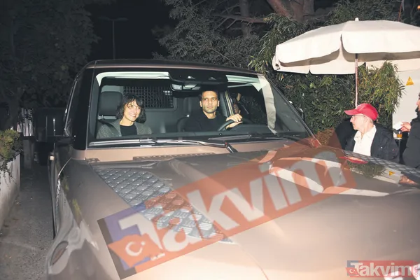 Neye uğradığını şaşırdı! Sevgilisi Burcu Denizer ile mekan çıkışında görüntülenen Kaan Urgancıoğlu'ndan talihsiz kaza - 1