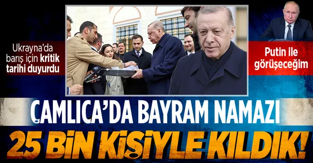 Başkan Erdoğan'dan bayram namazı sonrası önemli açıklamalar