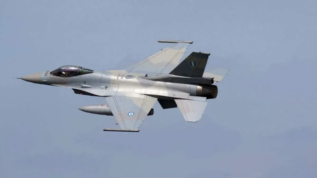 Ege'de F-16 kazası! Yunan savaş uçağı denize düştü